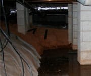 flooded crawlspace