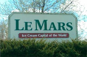 le mars iowa sign