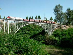 Nebraska city bridge